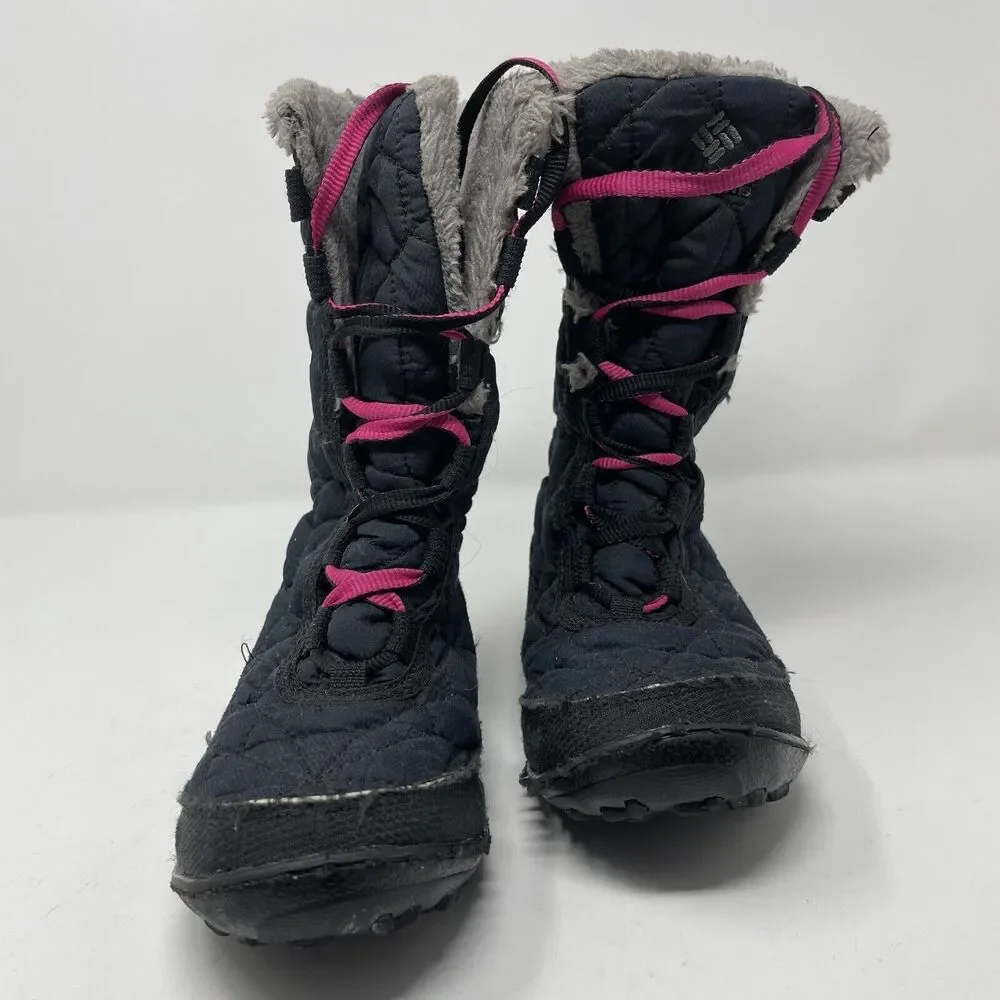 Columbia Girls Minx Mid II 200 Gram Waterproof Winter Snow Boots Girl's Size 1